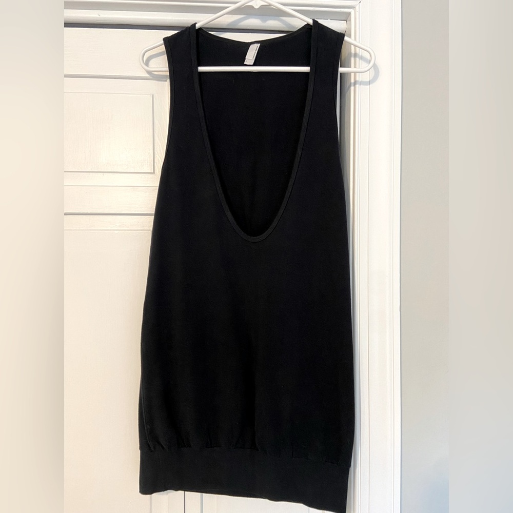 American Apparel Women's Shirt Dress - Black - S